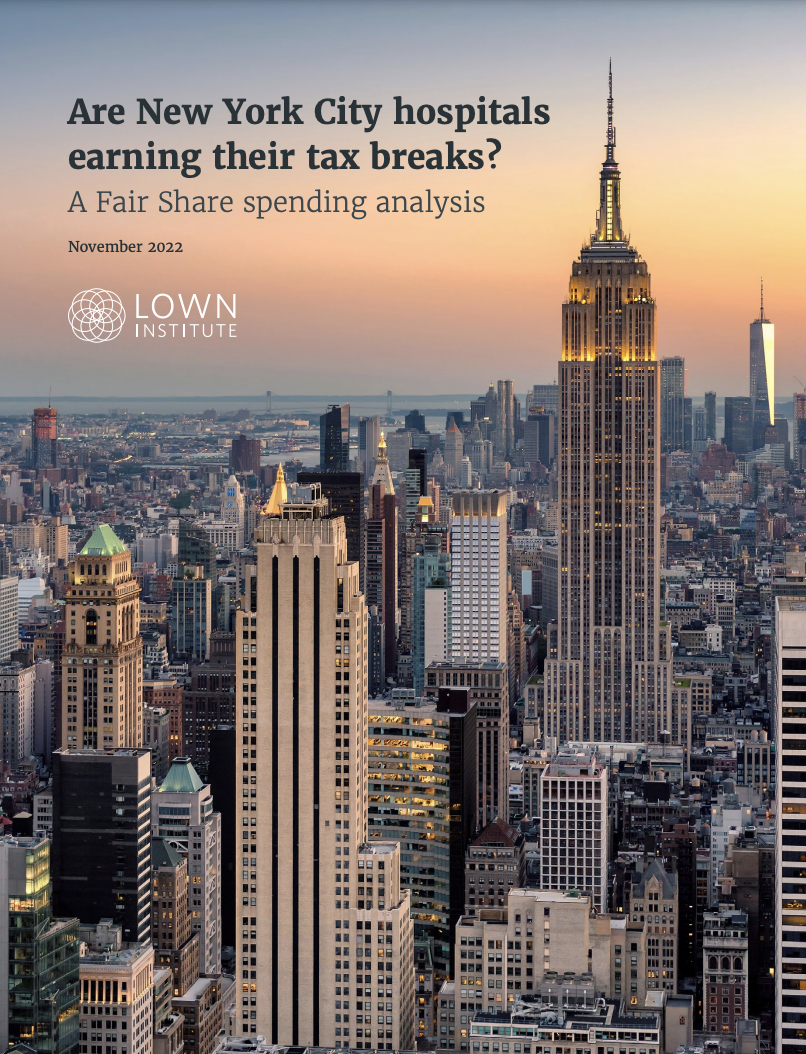 Are Nyc Hospitals Earning Their Tax Breaks Lown Institute 1262