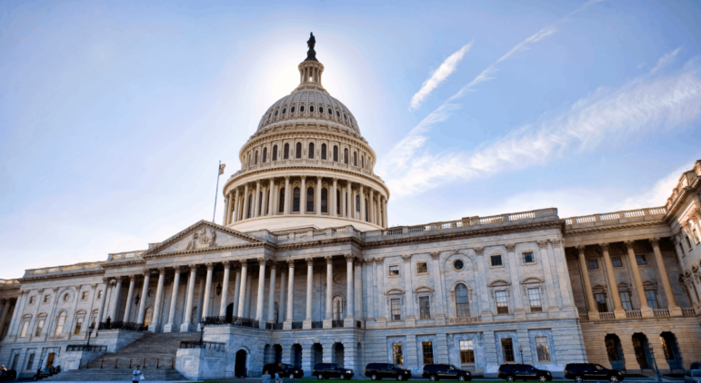 Picture of the Capitol building in Washington DC